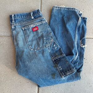 Paint Splashed Dickies Jeans. 
34x32

#vintage  #streetwear   #thrift